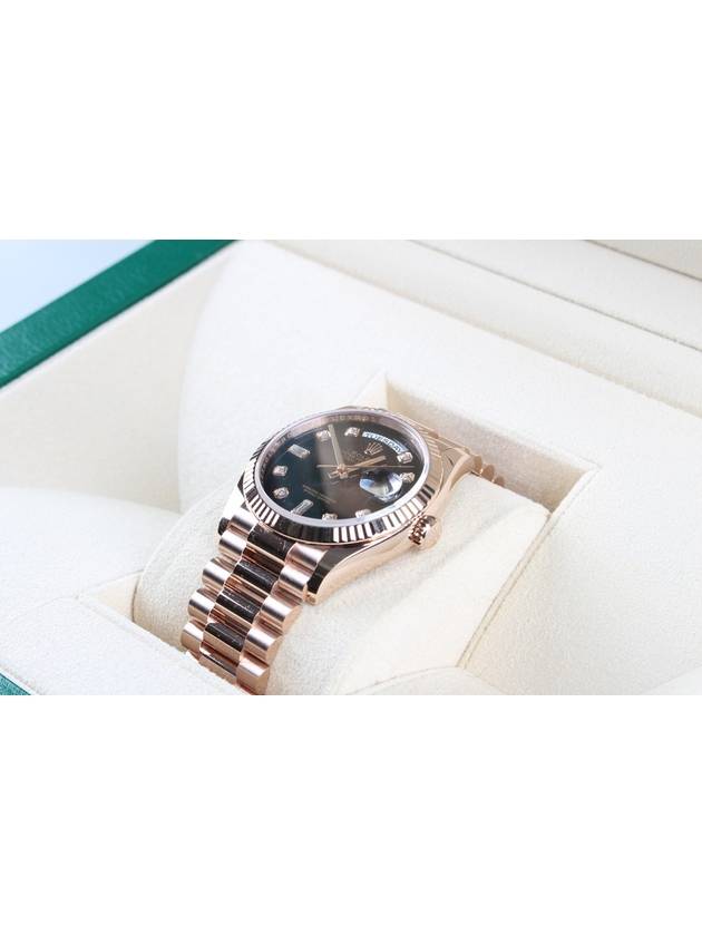 Rolex Day Date 36 Rose Gold Chocolate Ombre 21 Years - ROLEX - BALAAN 6