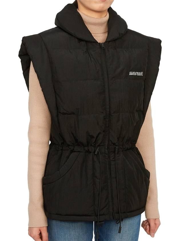 Women's Toby Padded Vest Black - ISABEL MARANT - BALAAN 5