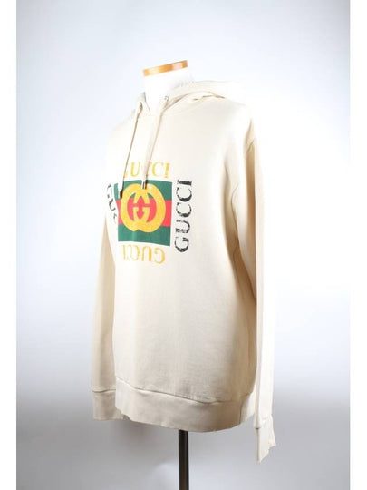 box logo vintage hoodie - GUCCI - BALAAN 2