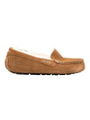 Ansley Fur Moccasin Loafer Chestnut - UGG - BALAAN.