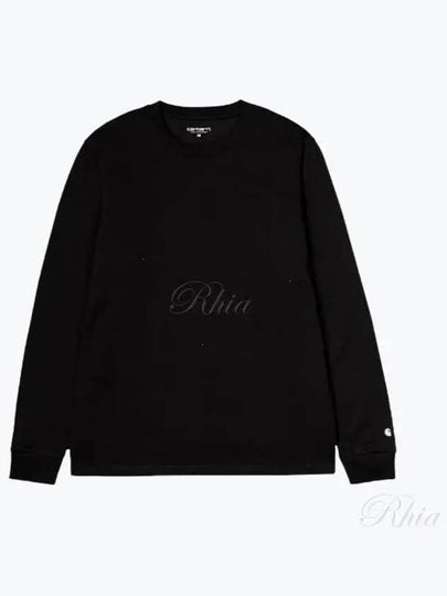 Base Long Sleeve T-Shirt Black - CARHARTT WIP - BALAAN 2