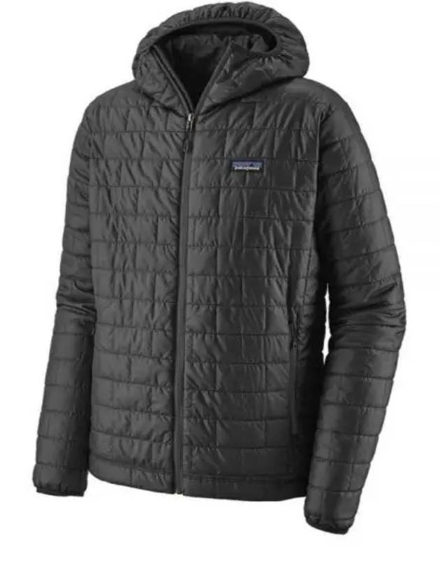 Men's Nano Puff Insulated Hooded Padding Grey - PATAGONIA - BALAAN 2