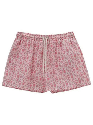 printed shorts pants pink - MONCLER - BALAAN 1
