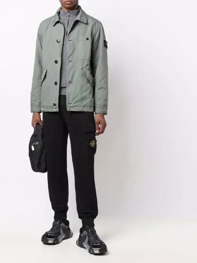 Wappen Patch Jogger Baggy Pants Black - STONE ISLAND - BALAAN 7