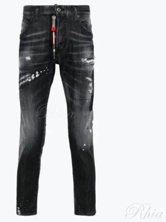 Pioner Wash Skater Jeans Black - DSQUARED2 - BALAAN 2