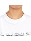 NY Health Club Short Club T-Shirt White - SPORTY & RICH - BALAAN 7