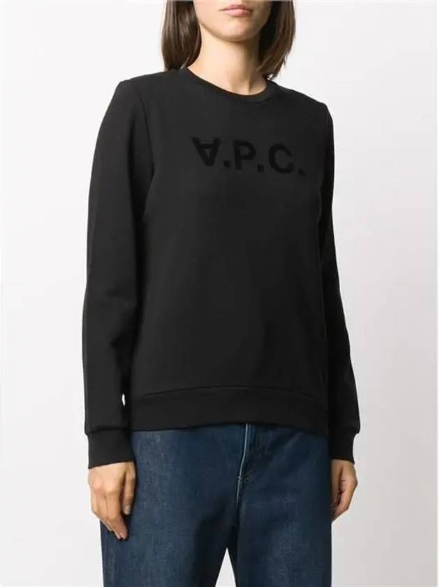 VPC Logo Sweatshirt Black - A.P.C. - BALAAN 3