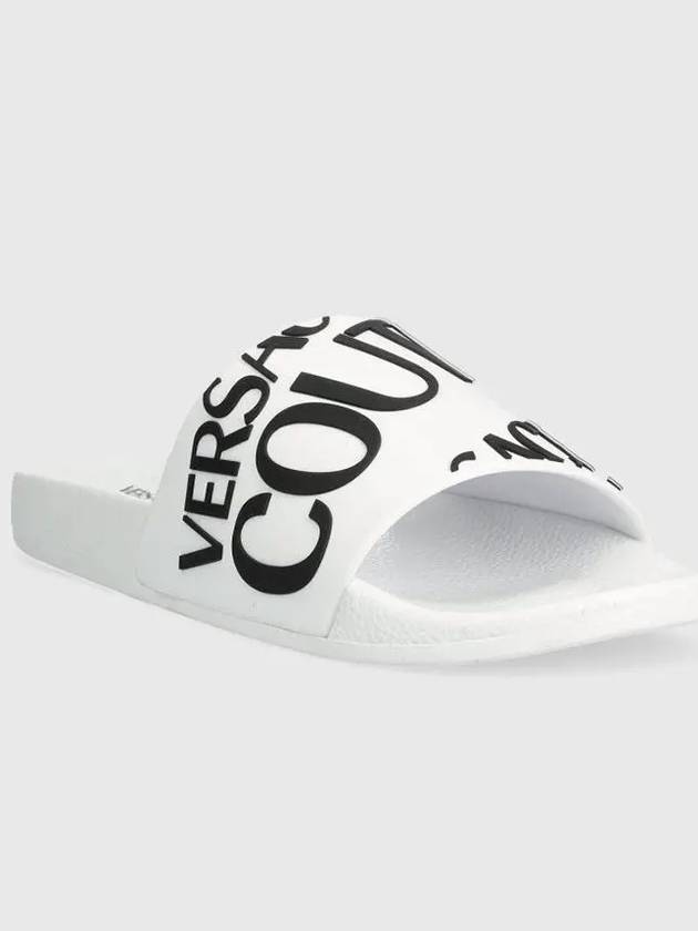 Logo Slippers White - VERSACE - BALAAN 2