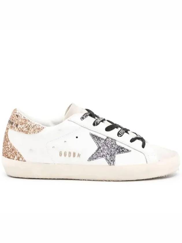 Super-Star Glittered Sneakers White - GOLDEN GOOSE - BALAAN 2