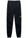 Banding Waist Tapered Cargo Straight Pants Black - STONE ISLAND - BALAAN 2