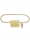 22P Mini Flap Belt Bag Yellow Gold Lambskin 31st Unit 3ET2287 - CHANEL - BALAAN 1