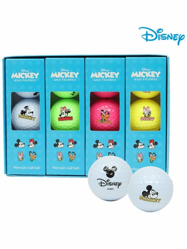 Male character color golf ball DO3MAY002 - DISNEY GOLF - BALAAN 1