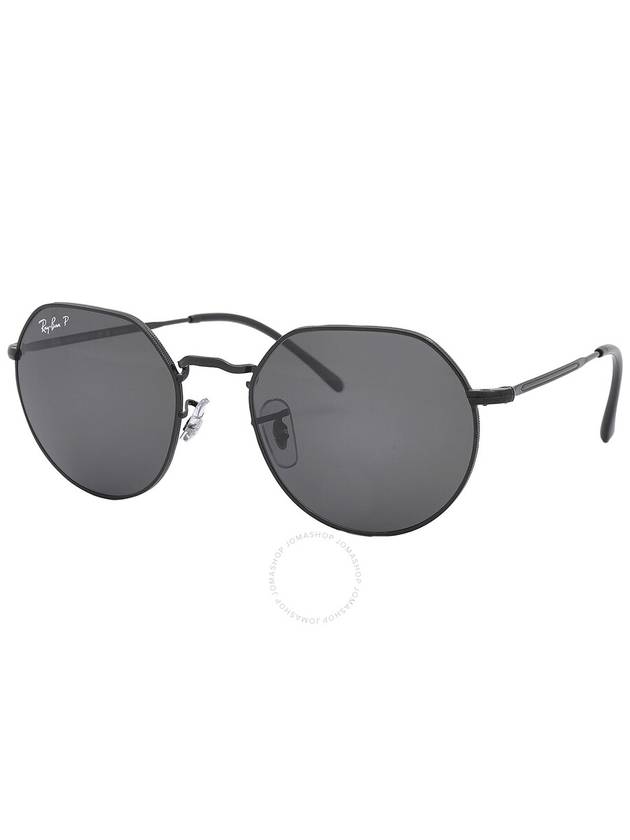 Ray Ban Jack Black Irregular Unisex Sunglasses RB3565 002/48 53 - RAY-BAN - BALAAN 2