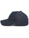 VPC Velvet Logo Denim Ball Cap Blue - A.P.C. - BALAAN 4