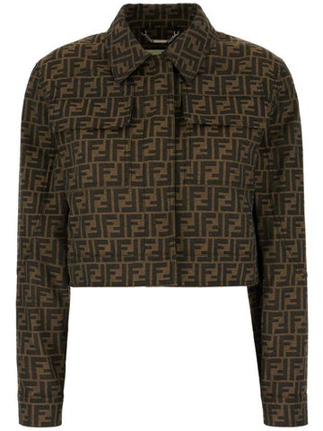 Fendi Jackets Brown - FENDI - BALAAN 1