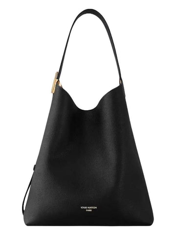 Low Key Hobo MM Shoulder Bag Black - LOUIS VUITTON - BALAAN 1