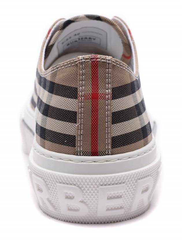 Vintage Check Cotton Sneakers Archive Beige - BURBERRY - BALAAN 5