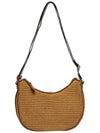 Small Raffia Shoulder Bag Brown - MARNI - BALAAN 4