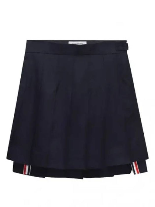 School Uniform Pleated Skirt Navy - THOM BROWNE - BALAAN 2