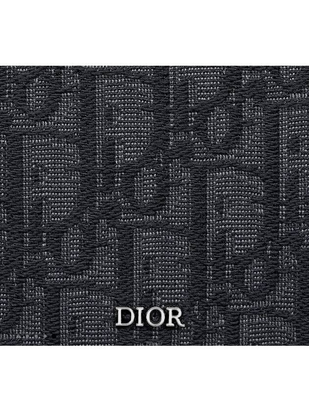 Passport Cover Black Dior Oblique Jacquard - DIOR - BALAAN 4