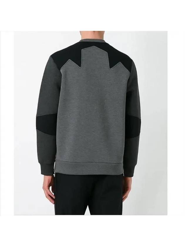 Starpanel Sweatshirt PBJS191V E520C 1240 - NEIL BARRETT - BALAAN 4