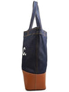 Logo Denim Axelle Tote Bag Navy - A.P.C. - BALAAN 5