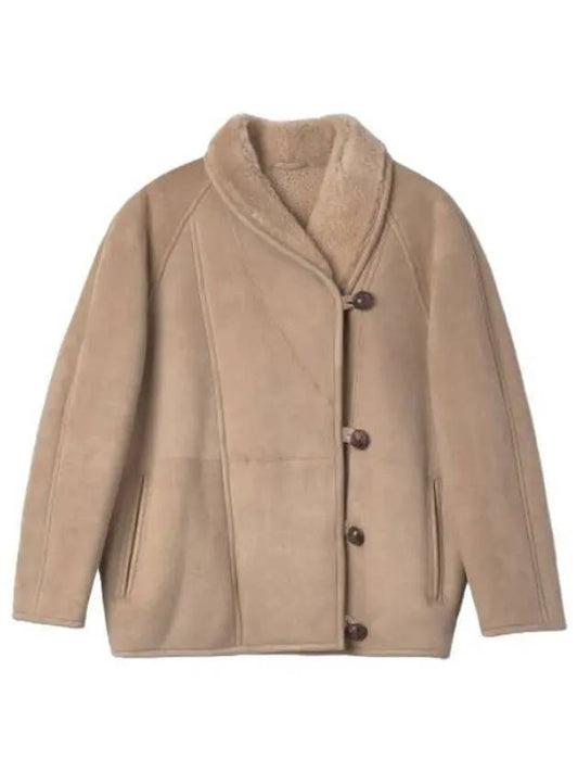 Avenilla shearling coat beige - ISABEL MARANT - BALAAN 1
