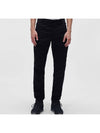 Men's Zipper Pocket Cargo Straight Pants Black - CP COMPANY - BALAAN 3