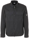 Taylon L Zip-Up Jacket Black - CP COMPANY - BALAAN 1