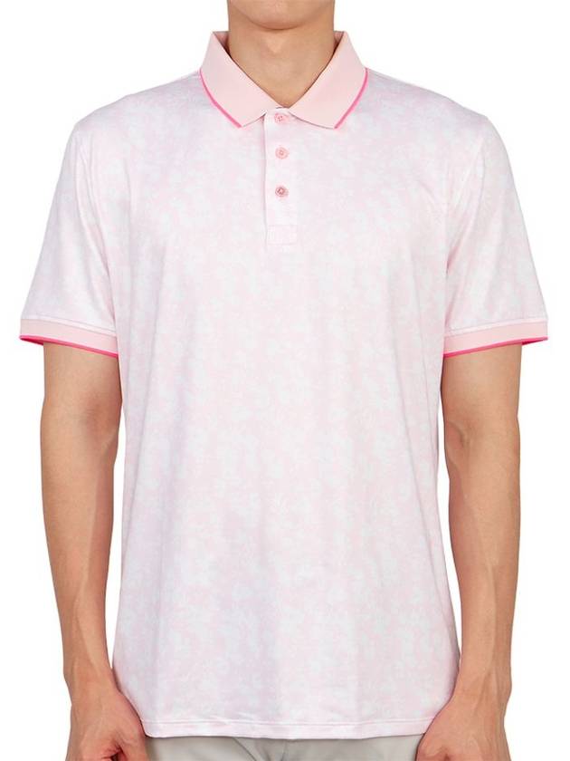 Golf Wear Men s Collar Short Sleeve T Shirt G4MS23K061 BLUSH - G/FORE - BALAAN 1