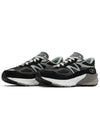 Kids 990v6 Low Top Sneakers Black Silver - NEW BALANCE - BALAAN 4