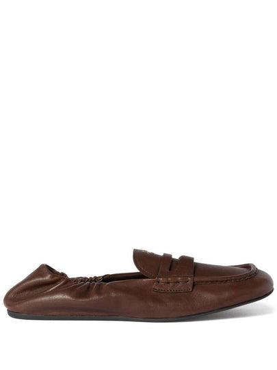 Nappa leather loafers Broui re wood - MIU MIU - BALAAN 2