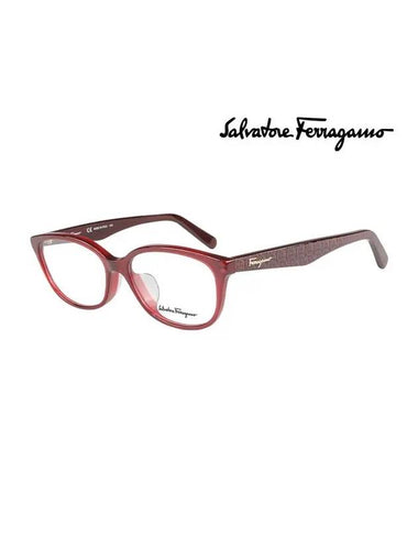 Eyewear Rectangle Zyl Eyeglasses Red - SALVATORE FERRAGAMO - BALAAN 1