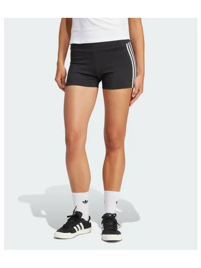 Adicolor 3 Stripe Leggings Shorts Black - ADIDAS - BALAAN 2