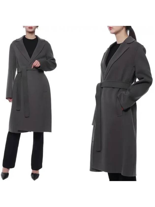 Pauline Wool Single Coat Grey - MAX MARA - BALAAN 2