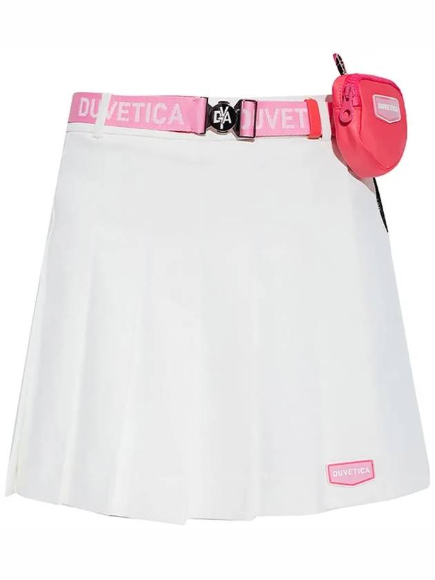 ORIGINAL COLLECTION Short Skirt VDSK10133K0001 IVL LIGHT IVORY - DUVETICA - BALAAN 2