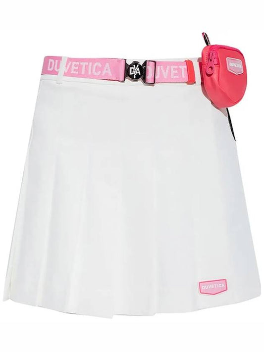 MINCANA Ball Pouch Belt Skirt Pants VDSK10133K0001 IVL - DUVETICA - BALAAN 1