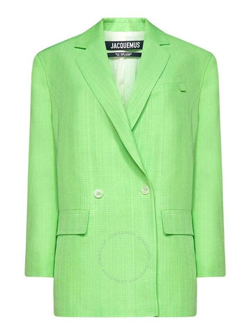 Jacquemus Green La Veste Marino Blazer, Brand Size 36 (US Size 2) - JACQUEMUS - BALAAN 1