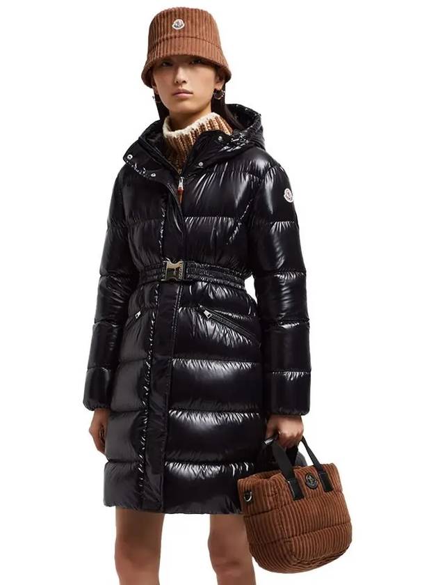 Bellevue Down Long Padding Black - MONCLER - BALAAN 7