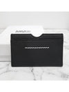 Embossed Numeric Logo Leather Card Wallet Black - MAISON MARGIELA - BALAAN 5