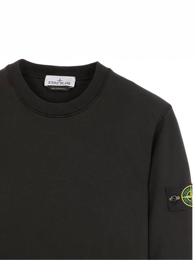 Compass Patch Cotton Sweatshirt Lead Grey - STONE ISLAND - BALAAN 5