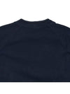 Stretch Cotton Fleece Mock Turtleneck Sweatshirt Navy - STONE ISLAND - BALAAN 8