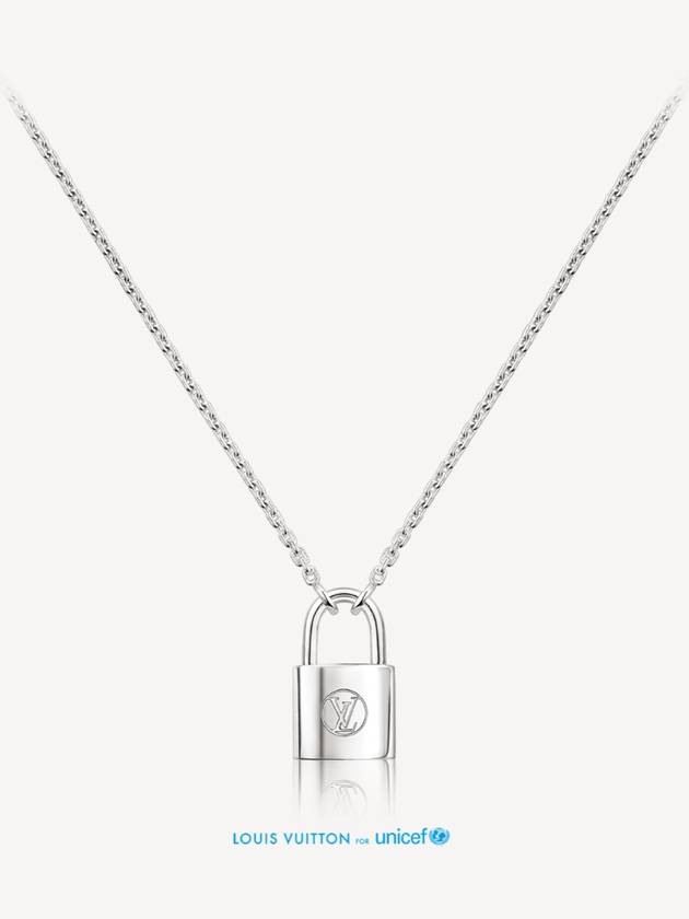 Silver Lockit Necklace Silver - LOUIS VUITTON - BALAAN 5