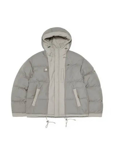 KODAK Apparel Brownie Duck Down Hooded Jacket GRAY - KODO - BALAAN 1