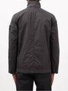 Stone Island Compass Waffen High Neck Button ZipUp Front Tech Field Jacket - STONE ISLAND - BALAAN 3