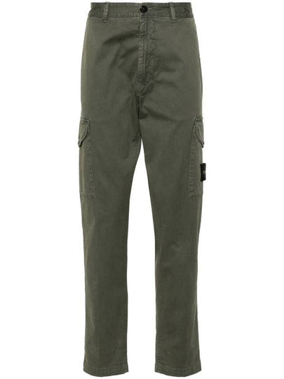 Wappen Logo Classic Cargo Straight Pants Green - STONE ISLAND - BALAAN 2