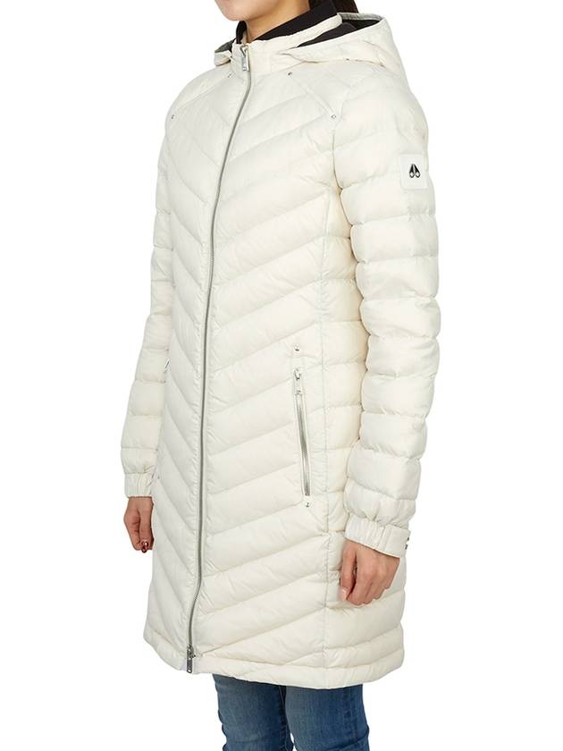 Women s Air Down Hooded Parka White - MOOSE KNUCKLES - BALAAN 6