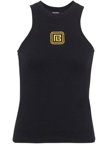 Balmain Retro Pb Stretch Tank Top Clothing - BALMAIN - BALAAN 1