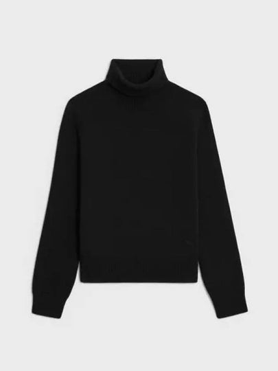 Turtleneck Sweater Scottish Cashmere Black 2ADHI977V 38NO - CELINE - BALAAN 2