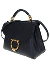 Gancini Small Tote Bag Black - SALVATORE FERRAGAMO - BALAAN 3